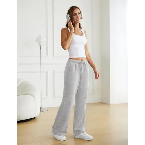DLOODA Lounge Baggy Sweatpants, Grey, view 5