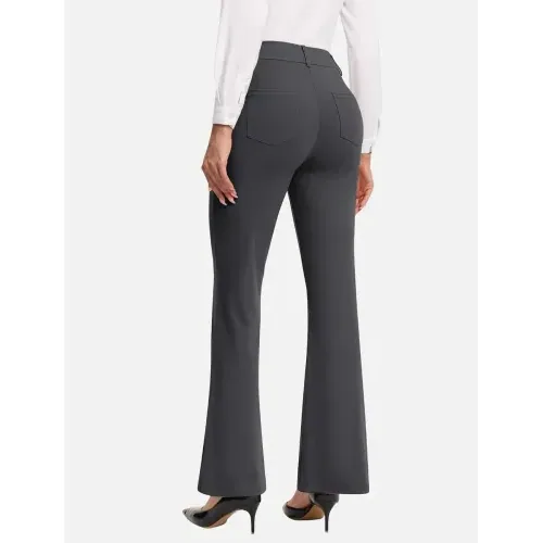 DLOODA Work Dress Pants, Dark Grey, view 2