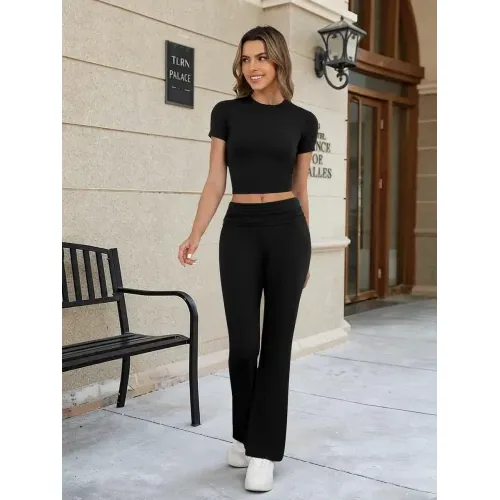DLOODA Lounge Two Piece Set, Black, view 4