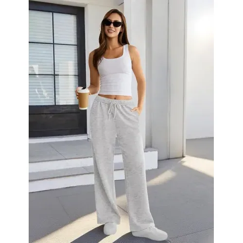 DLOODA Lounge Baggy Sweatpants, Grey, view 3