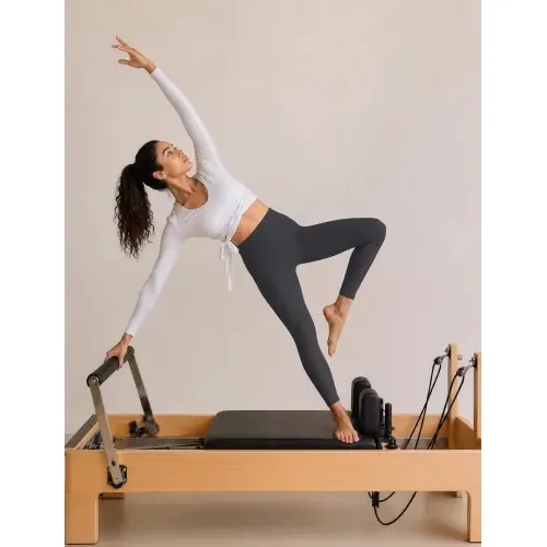 DLOODA High Waist Yoga Leggings, Dark Grey, view 3