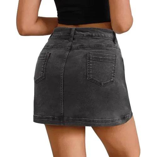 DLOODA Denim Jeans with Pockets, Grey, view 2